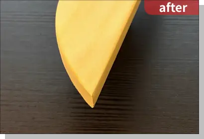 オイルフィニッシュ塗布後