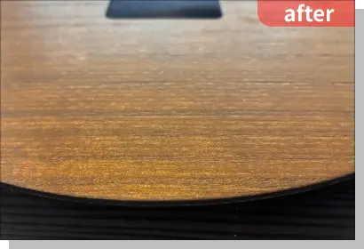 ウレタンニス（艶消し）を塗布した後