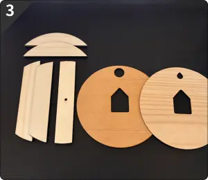 板をカットする