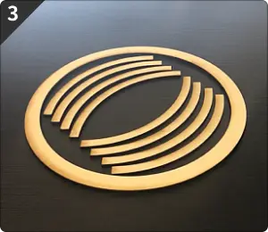 板をカットする